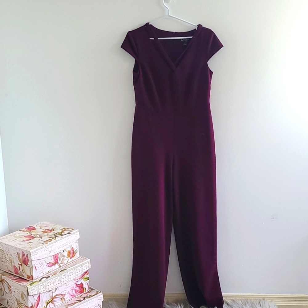 Purple jumpsuit